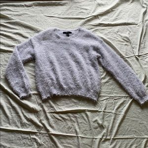 Light Blue Fuzzy Forever21 Sweater